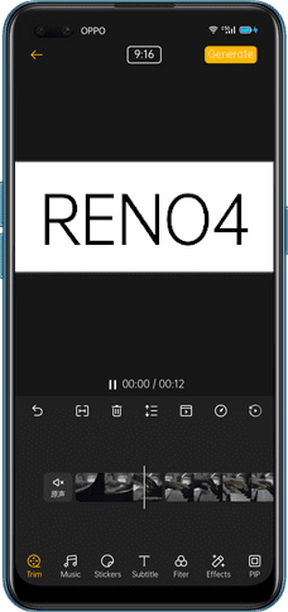 Móvil Oppo Reno 4 Pro 5G, 12GB de RAM + 256GB - Negro