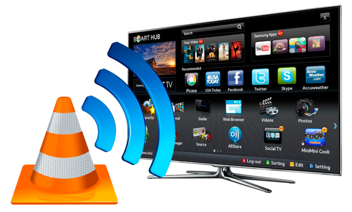 Бесплатный тв плеер для андроид. VLC телевизор. VLC Smart TV Samsung. Проигрыватель VLC смарт ТВ. Проигрыватель для Samsung Smart TV.