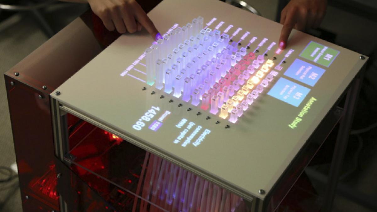 Crean un prototipo de pantalla 3D que cambia de forma ...