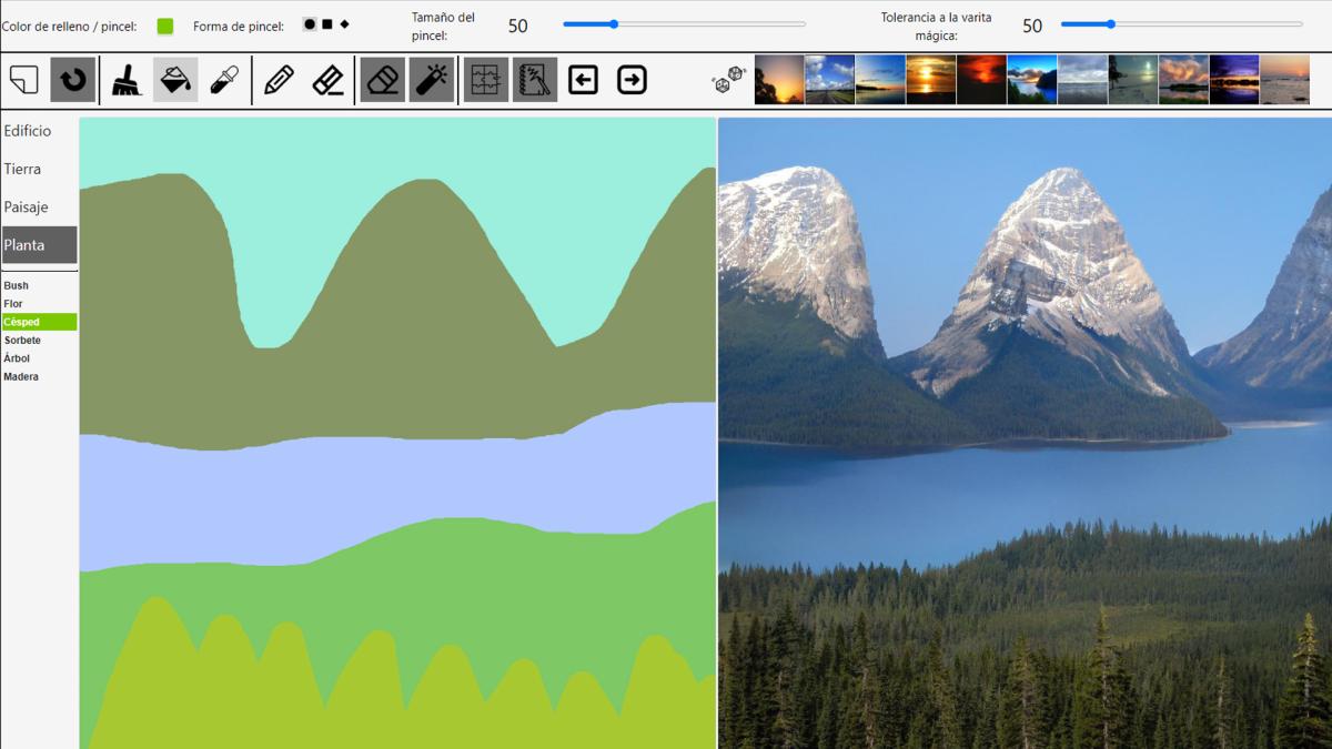 Crea imágenes fotorrealistas como si pintases en Paint con la IA Gaugan 2 thumbnail