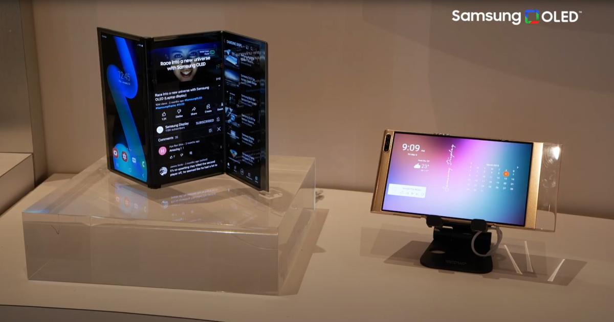 Samsung shows everything it has prepared for folding phones and there are completely futuristic designs |  Technology