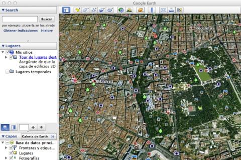 Google Earth para Mac OS X Google Earth para Mac OS X