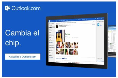 Email de Hotmail a sus usuarios, invitando a "mover" sus cuentas a Outlook.com Email de Hotmail a sus usuarios, invitando a "mover" sus cuentas a Outlook.com