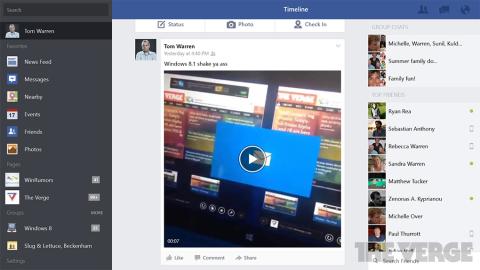 App oficial de Facebook para Windows 8.1 App oficial de Facebook para Windows 8.1