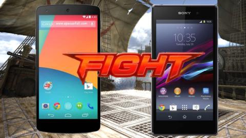 Nexus 5 contra Xperia Z1 Nexus 5 contra Xperia Z1