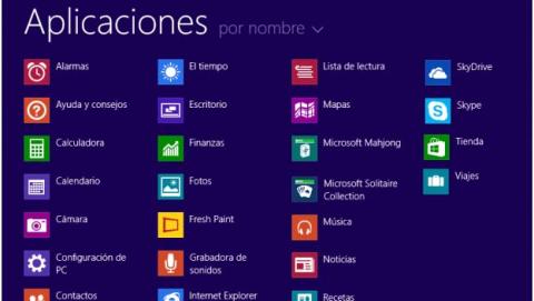 Vista aplicaciones Vista aplicaciones