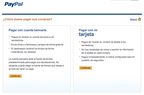 Opción binaria que acepta paypal