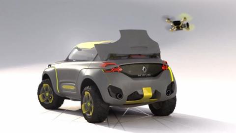 Renault Kwid, el nuevo vehículo de Renault con un dron volador incorporado Renault Kwid, el nuevo vehículo de Renault con un dron volador incorporado