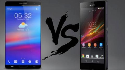 Sony Xperia Z2 VS Samsung Galaxy S5 Sony Xperia Z2 VS Samsung Galaxy S5