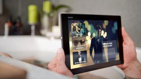 Sony presenta la Sony Xperia Z2 tablet en el Mobile World Congress de Barcelona Sony presenta la Sony Xperia Z2 tablet en el Mobile World Congress de Barcelona