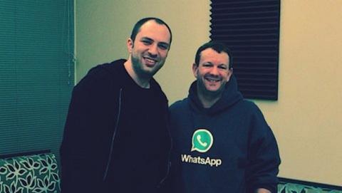 Jan Koum y Brian Acton, fundadores de WhatsApp y multimillonarios Jan Koum y Brian Acton, fundadores de WhatsApp y multimillonarios
