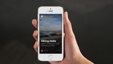 Medium app para iPhone Medium app para iPhone