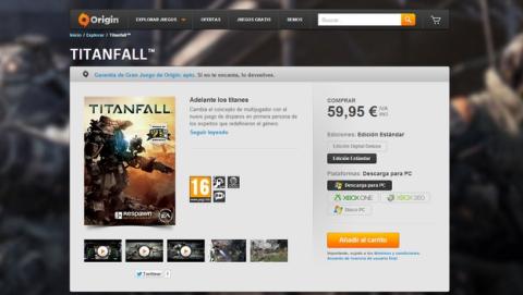 Origin, la tienda de juegos online de EA, deja de vender juegos en disco para PC y Mac. Origin, la tienda de juegos online de EA, deja de vender juegos en disco para PC y Mac.
