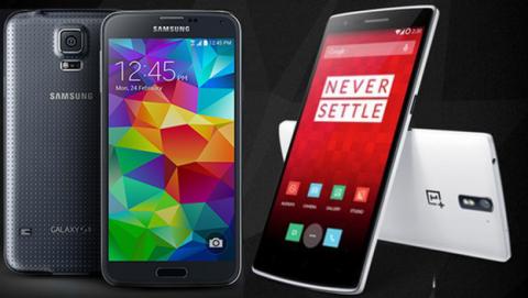 OnePlus One vs Samsung Galaxy S5 OnePlus One vs Samsung Galaxy S5