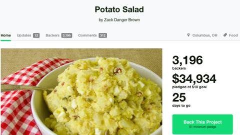 Ensalada de patata kickstarter Ensalada de patata kickstarter