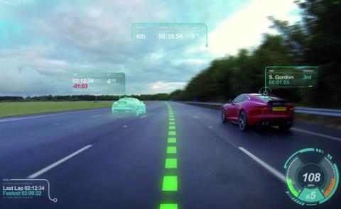 Jaguar Virtual Windscreen Jaguar Virtual Windscreen