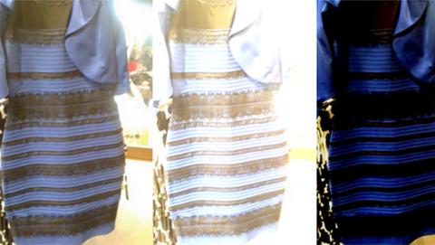 explicación vestido azul negro blanco dorado explicación vestido azul negro blanco dorado