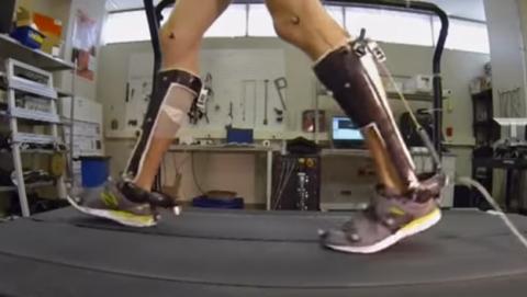 Exoesqueleto para andar con menos esfuerzo Exoesqueleto para andar con menos esfuerzo