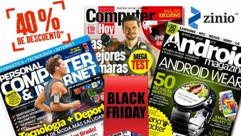 Black Friday y Cyber Monday en Zinio: 40% de descuento en revistas Black Friday y Cyber Monday en Zinio: 40% de descuento en revistas