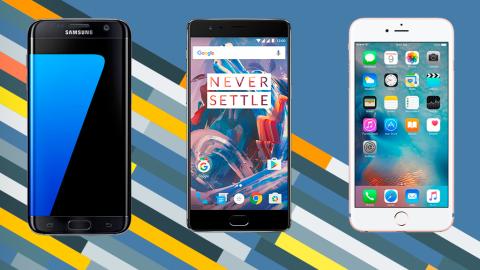 OnePlus 3 vs Galaxy S7 Edge vs iPhone 6S Plus OnePlus 3 vs Galaxy S7 Edge vs iPhone 6S Plus