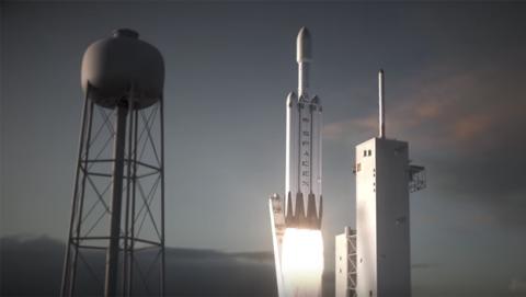 La prueba de despegue del Falcon Heavy La prueba de despegue del Falcon Heavy