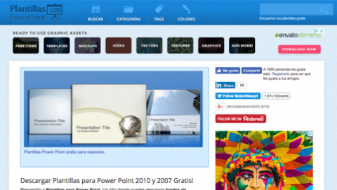 9 páginas webs para descargar plantillas gratis para powerpoint