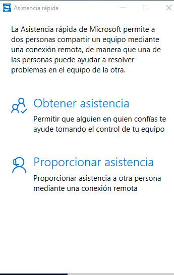 Asistencia rápida Windows 10 Asistencia rápida Windows 10