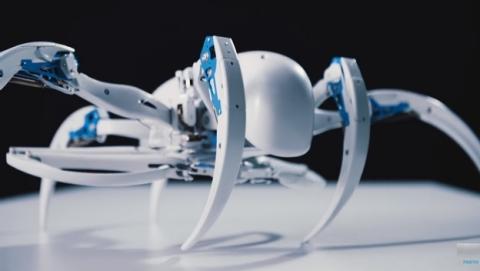 Este robot araña es tan terrorífico como una tarántula de verdad Este robot araña es tan terrorífico como una tarántula de verdad