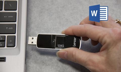 Cómo guardar un archivo de Word en una memoria USB Tutorial de Word