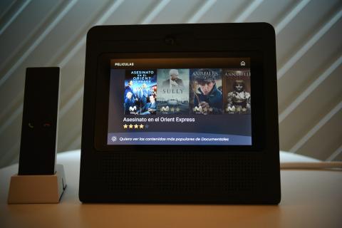 El nuevo dispositivo de Movistar Home. El nuevo dispositivo de Movistar Home.