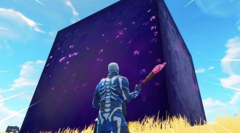 Cubo morado de Fortnite Cubo morado de Fortnite