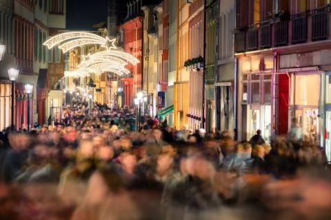 calle compras Navidad Navidad