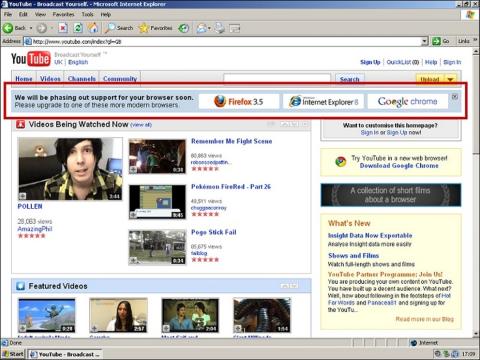 YouTube en 2009