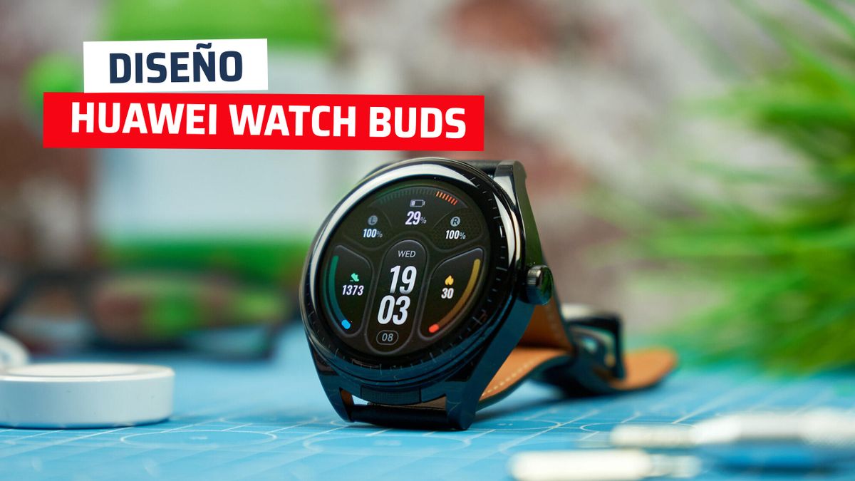 HUAWEI Watch Buds Smartwatch, Reloj Inteligente y Auriculares 2 en 1,  Controles táctiles en una Amplia área de la aurícula, Cancelación de Ruido