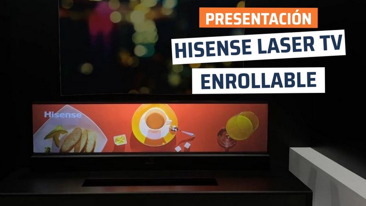 Hisense presenta nuevos Laser TV, un híbrido de televisor y proyector ahora  con pantalla enrollable
